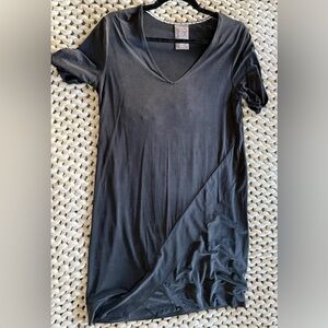 Anthropologie Dolan Gray Shift Dress | Faux Wrap Detail | Knee Length Size XS